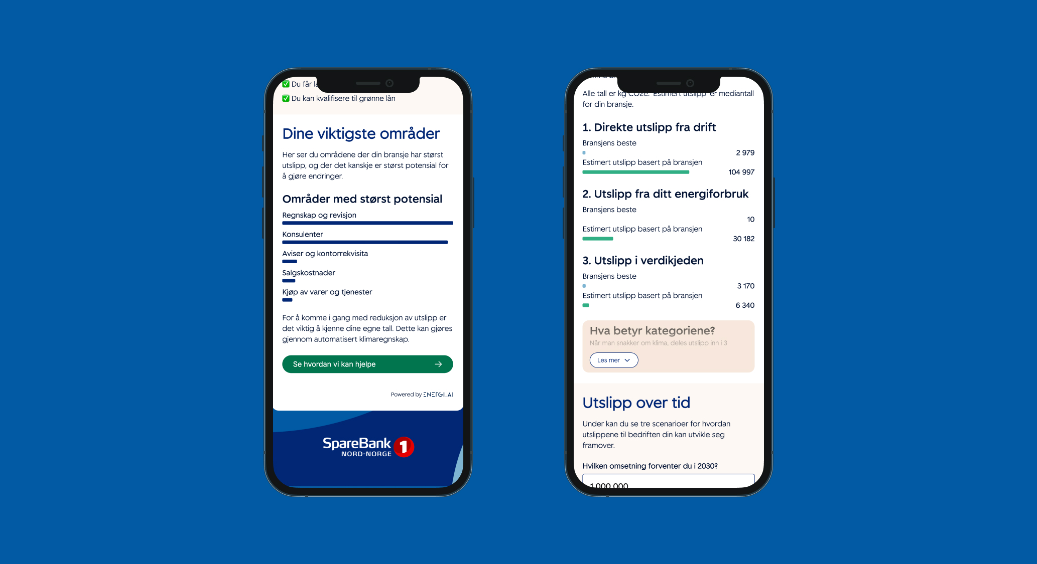 Klimaløfte project screenshot
