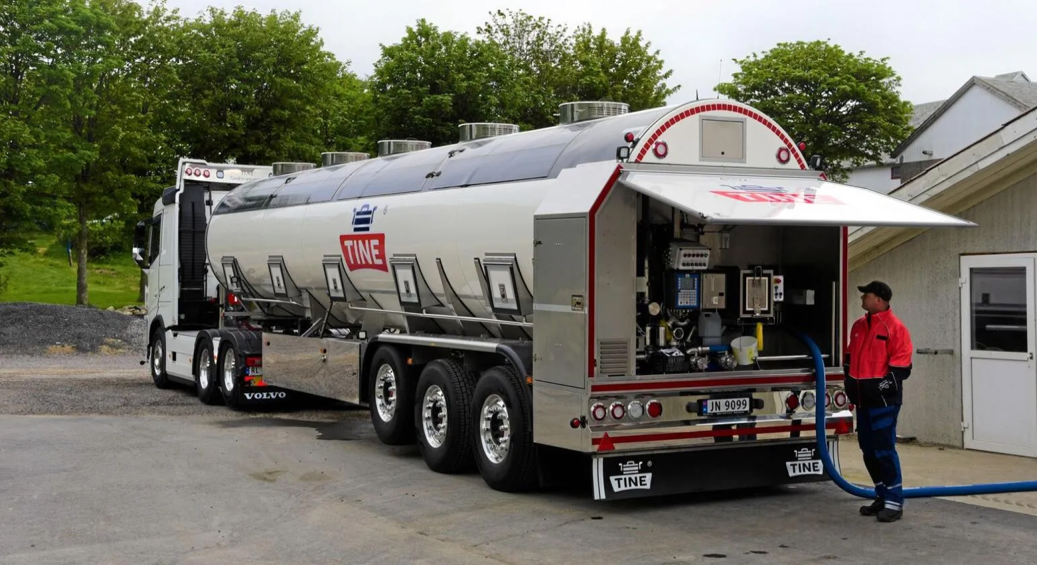 TINE milk sample logistics